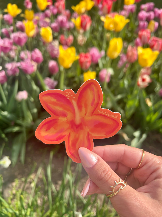 hibiscus sticker