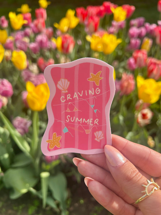 craving summer sticker