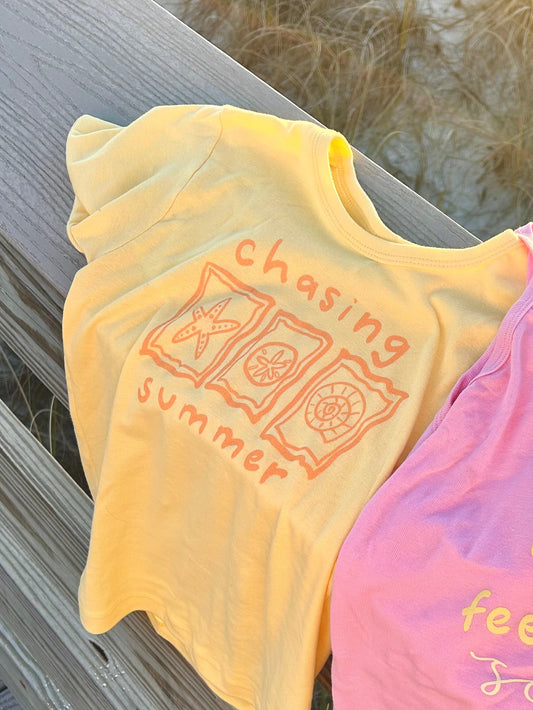 chasing summer baby tee