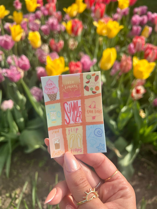 summer collage sticker